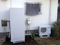 ガス給湯器からエコキュートのリフォーム後