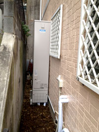 ガス給湯器からエコキュートのリフォーム後