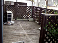 ウッドデッキ交換工事のリフォーム前