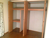 クローゼットからシステムキッチンのリフォーム前